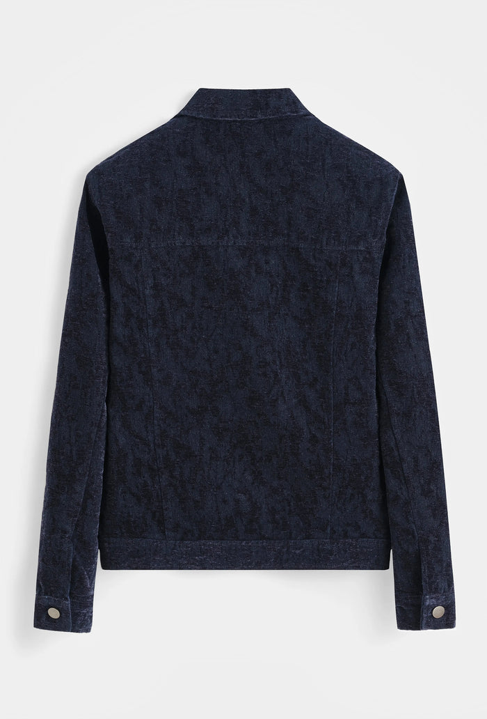 Veste homme texturée à boutons pression – coupe moderne bonhommeboutique