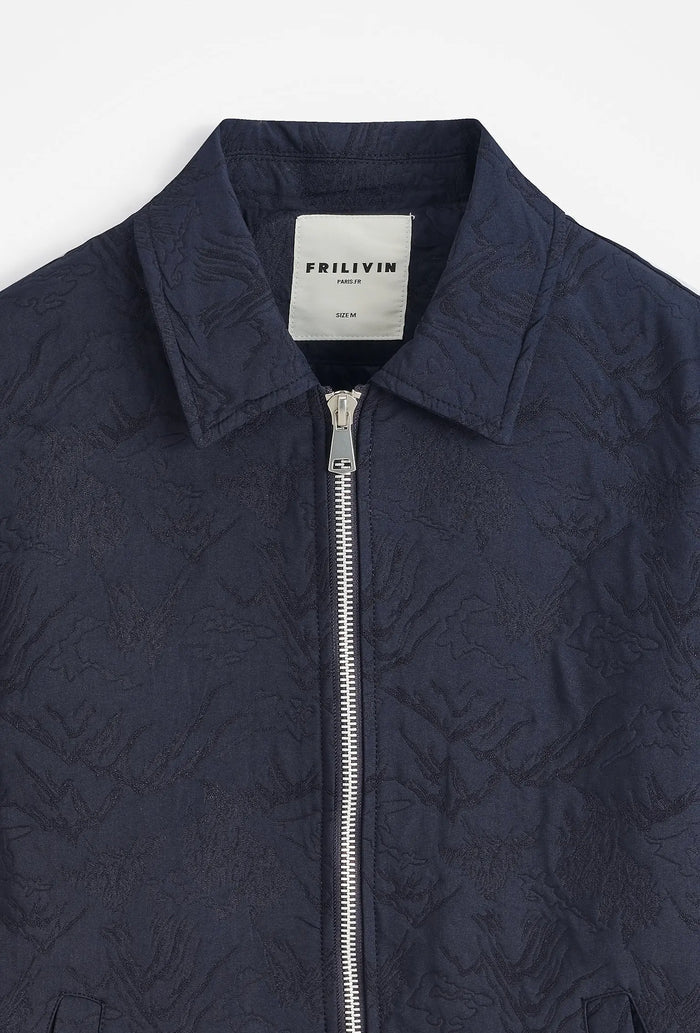 veste floral Homme à Zip bonhomme