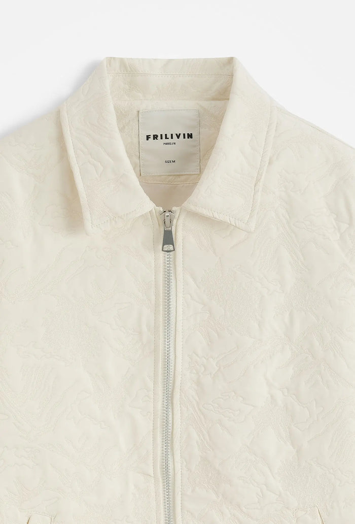 veste floral Homme à Zip bonhomme