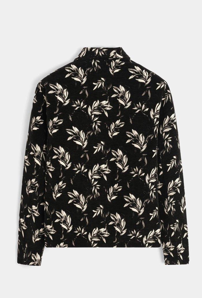 Veste Floral Homme Col Chemise bonhomme