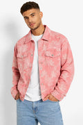 Veste homme imprimé feuilles – Coupe streetwear bonhomme