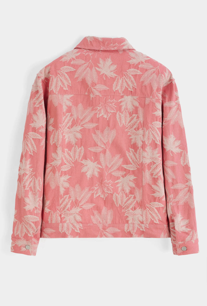 Veste homme imprimé feuilles – Coupe streetwear bonhomme