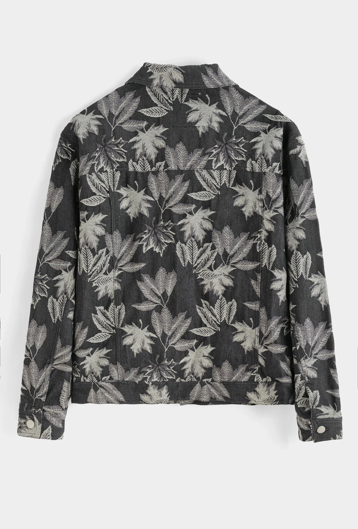 Veste homme imprimé feuilles – Coupe streetwear bonhomme
