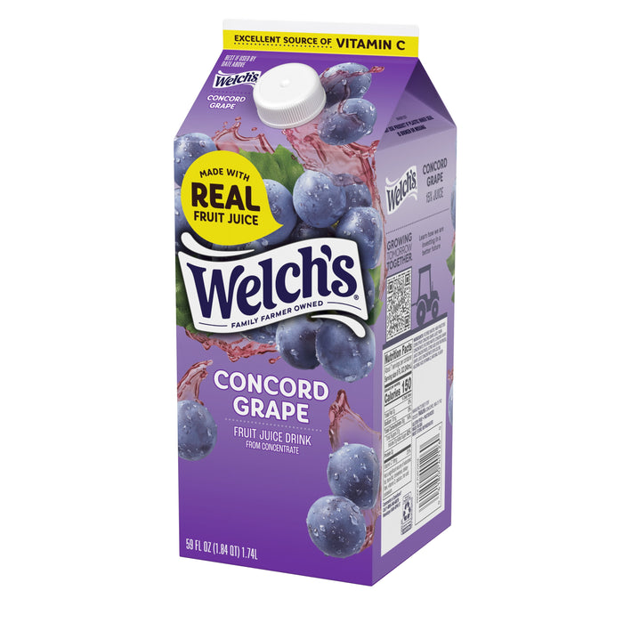 Welch's Concord Grape Fruit Juice Drink, 59 fl oz carton