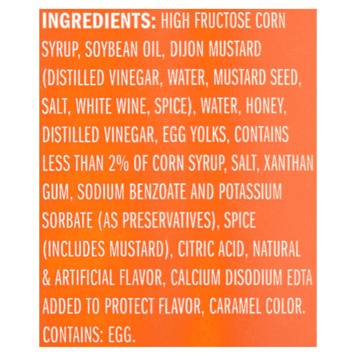 Whataburger Honey Mustard Sauce, 16 oz